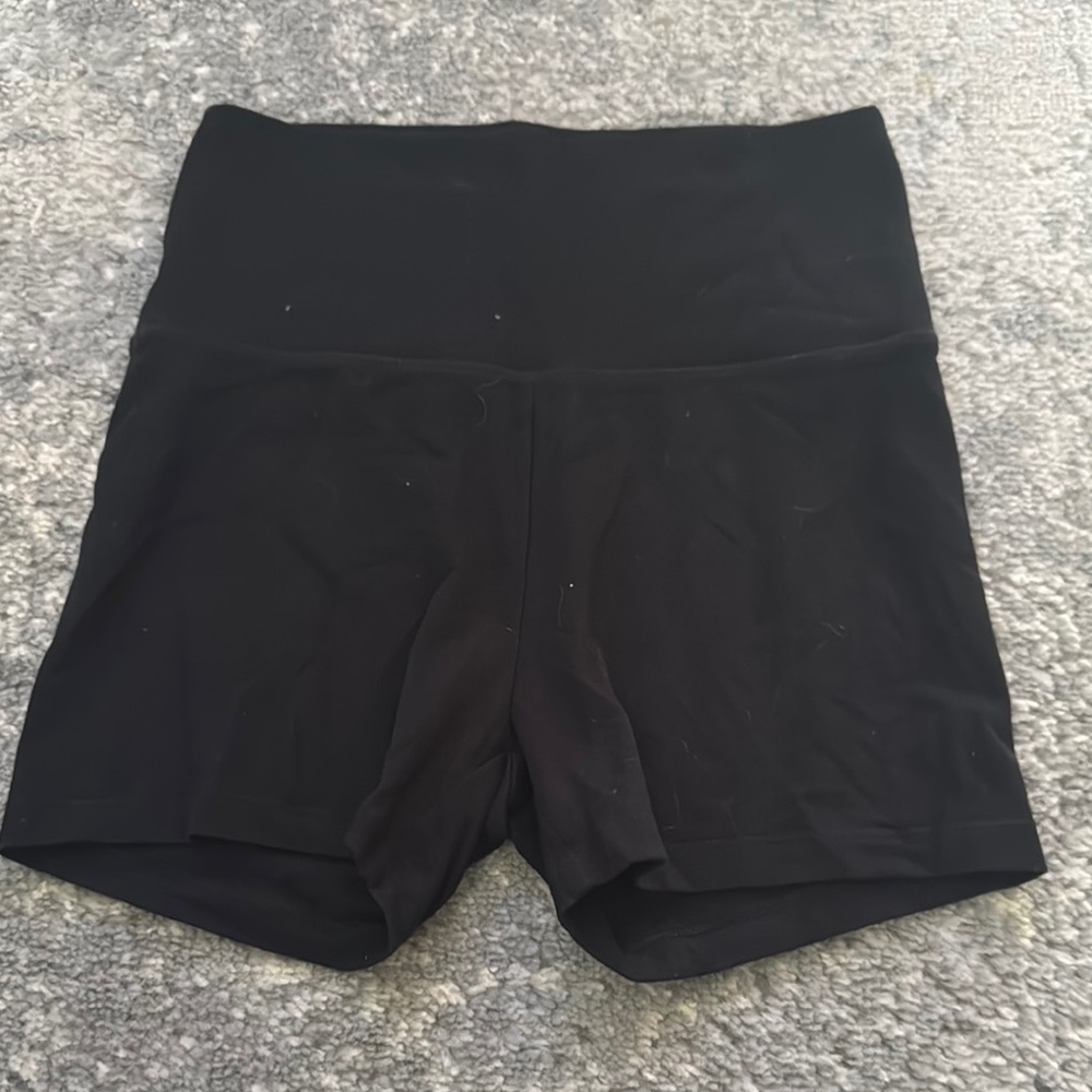 Aerie Black High Waist Athletic Shorts